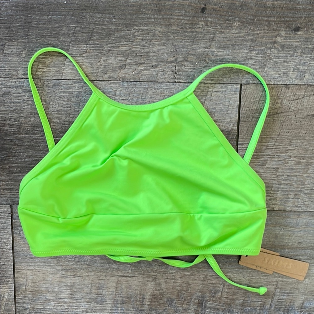 NWT SKIMS High neck bikini top